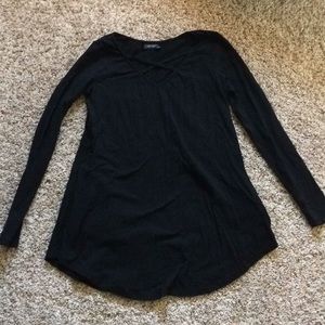 Eshakti tunic with crisscross neckline